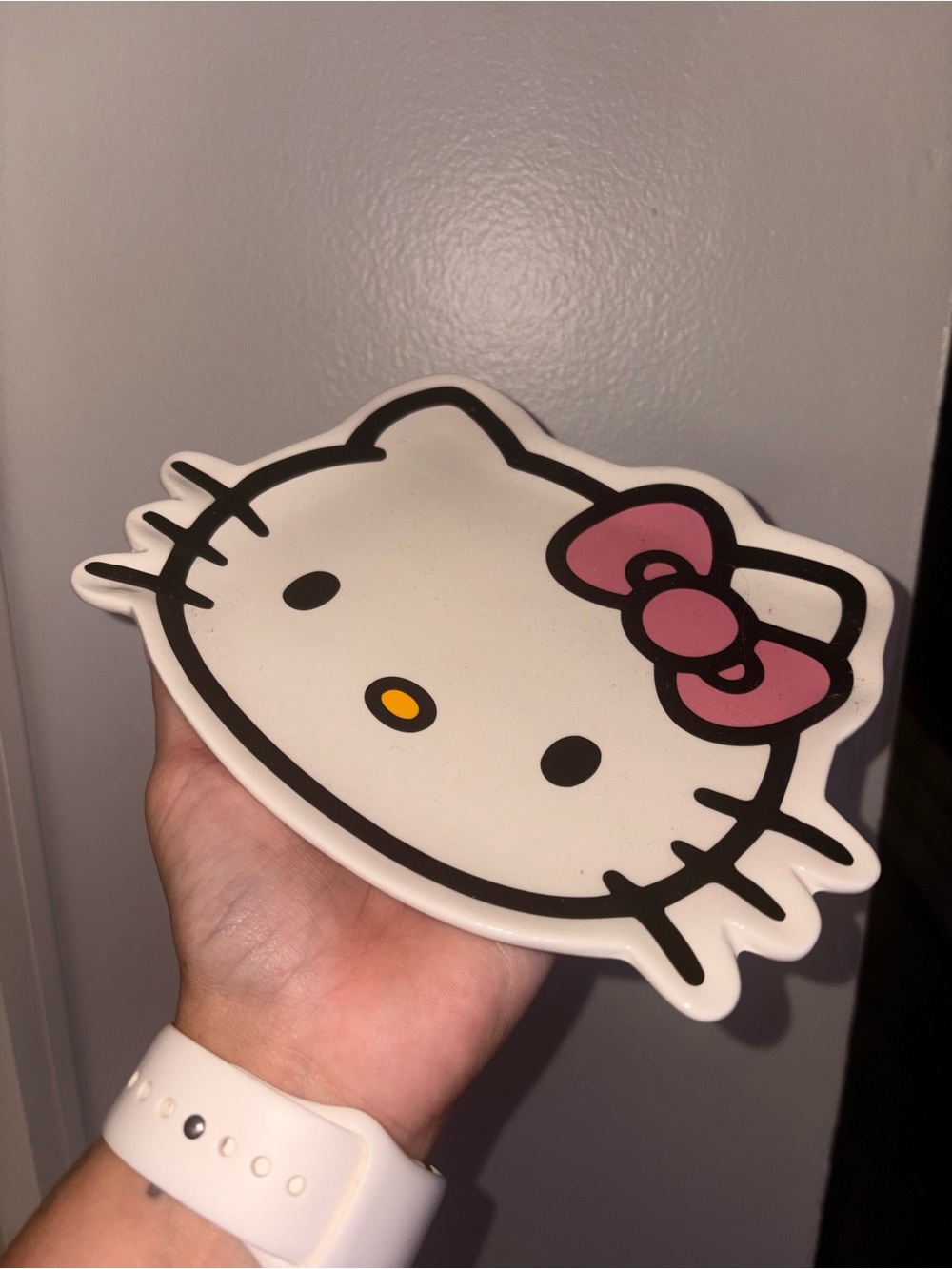 Hello Kitty Pink Bow Ceramic Trinket Dish
